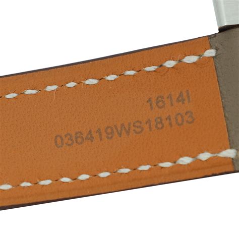 Hermes watch serial number